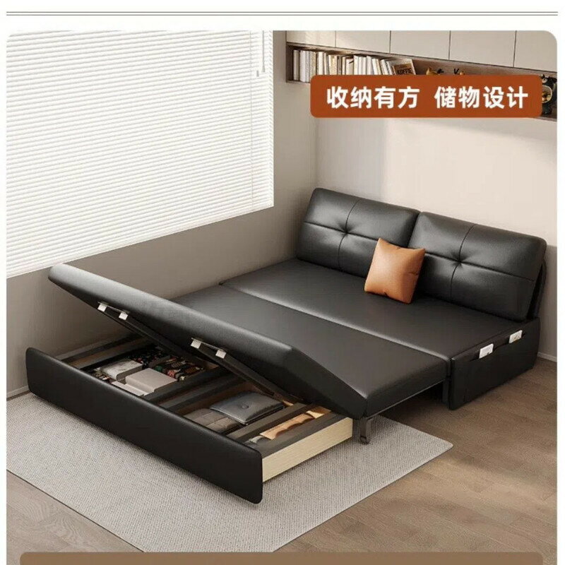 【免稅 免運】沙發床一件式 可摺疊兩用 多功能小戶型儲物 客廳雙人臥室 網紅款科技