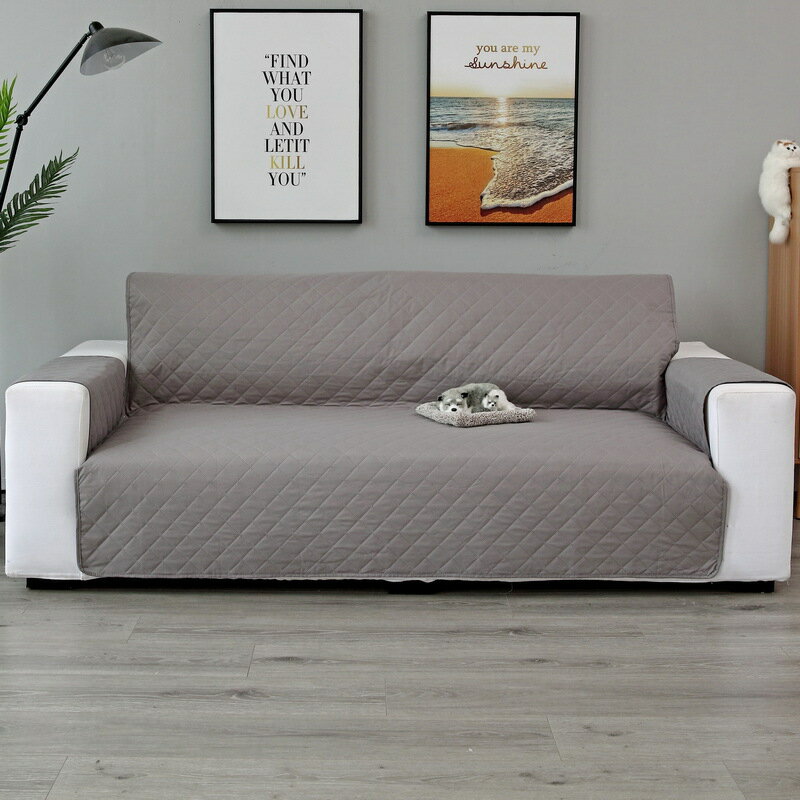 防水寵物沙發罩 外貿純色一體沙發坐墊套