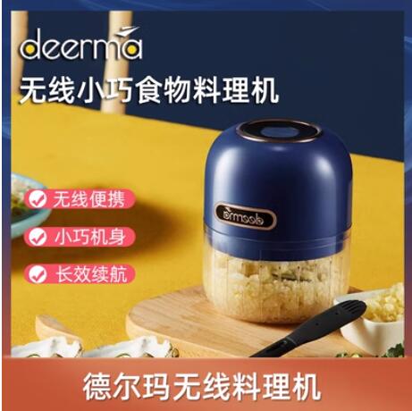 德爾瑪絞肉機家用電動全自動功能小型攪拌打碎肉餡菜料理機大容量