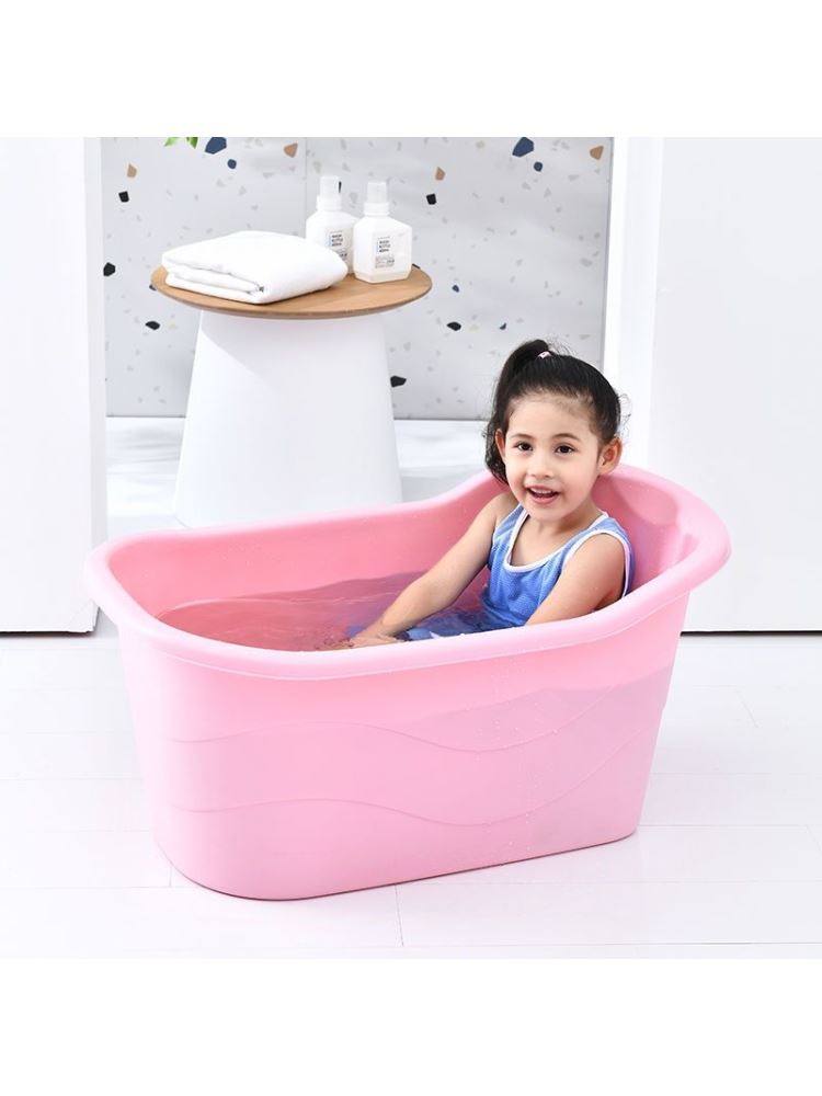 兒童洗澡桶寶寶泡澡桶嬰兒加厚可坐沐浴桶家用浴缸大號洗澡盆全身