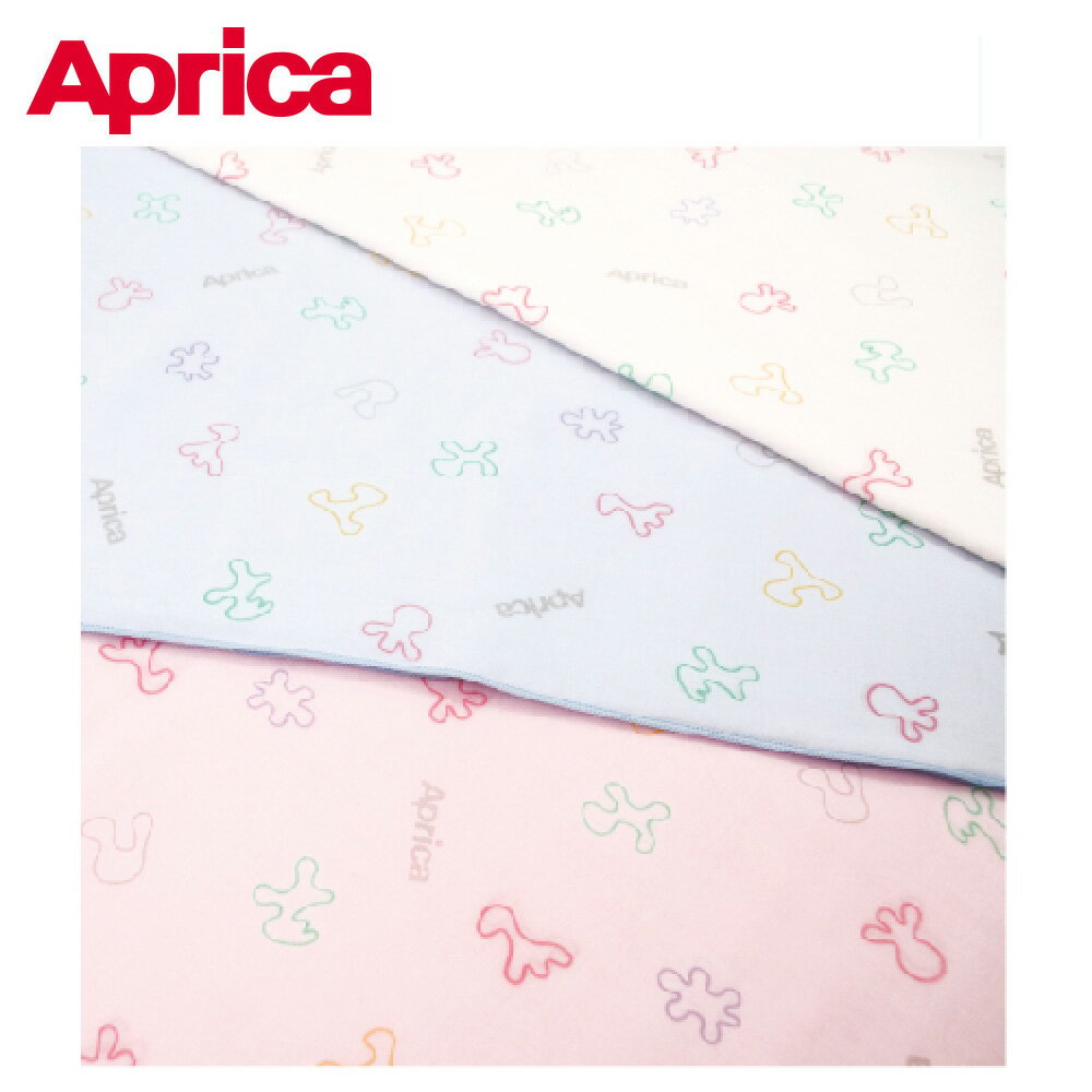 日本 Aprica 幸福印花紗布大浴巾 (單色一入裝)