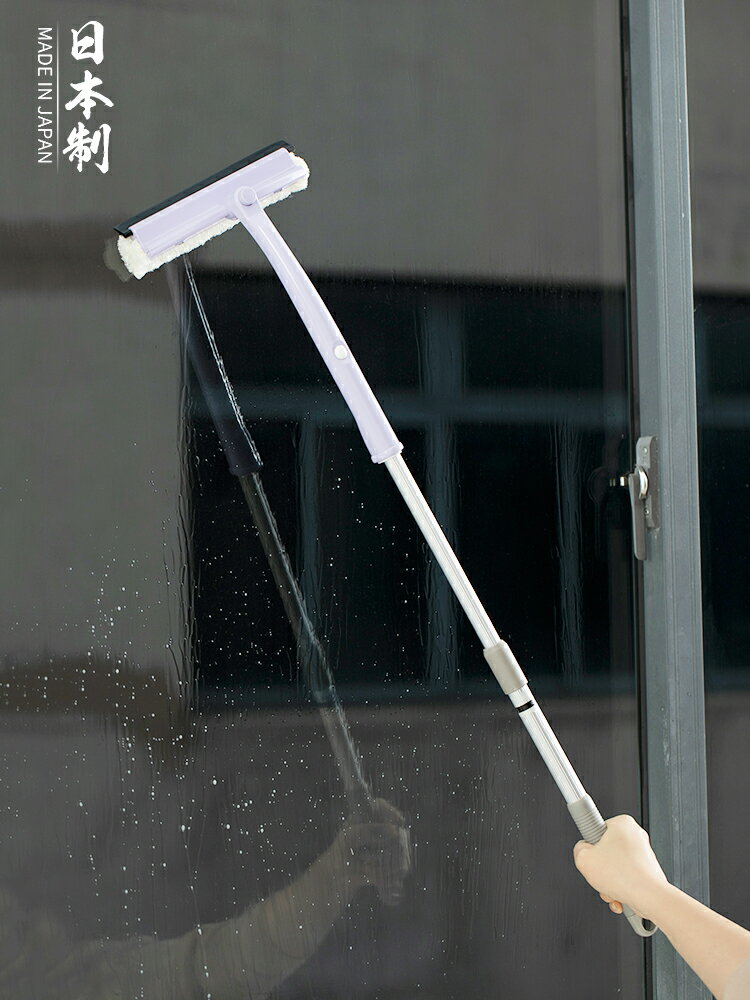 進口擦玻璃器家用玻璃刮子清潔器擦窗器伸縮桿搽窗戶玻璃刮刀