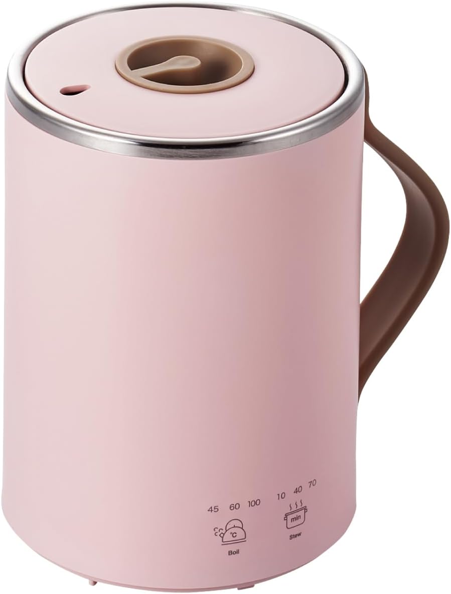 (3色可選) ELECOM HAC-EP02 快煮杯 快煮壺 馬克杯 熱水壺 350ml 3段溫度 保溫 日本必買代購