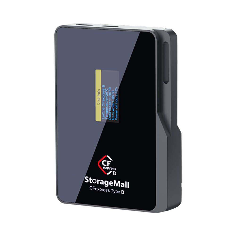 StorageMall CFexpress TypeB 高速讀卡機 CFe-B卡專用 即時數據顯示