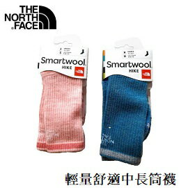 [ THE NORTH FACE ] 中性 男女款 SmartWool 諾羊毛 輕量舒適中長筒襪 / NF0A3CNP