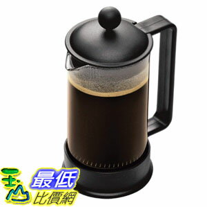 [7美國直購] 咖啡壺 Bodum Brazil French Press Coffee Maker, 12 Ounce, .35 Liter, Black