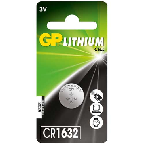 GP 超霸 鈕型鋰電池 CR1632 3V 1入