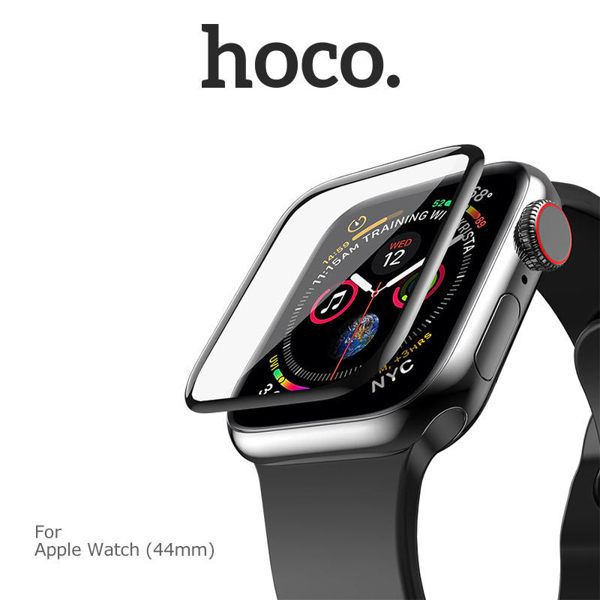 【愛瘋潮】99免運 hoco Apple Watch (44mm) 鋼化玻璃貼 厚度0.15 3D曲面熱彎工藝【APP下單最高22%回饋】