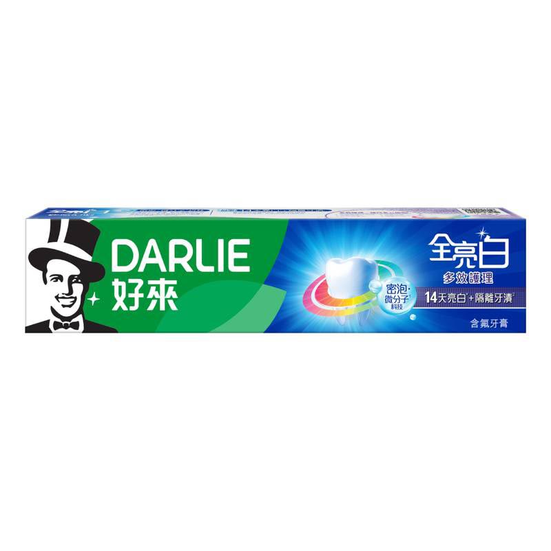 好來DARLIE 全亮白牙膏 多效護理 140g