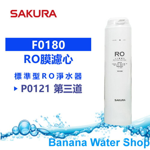【Banana Water Shop】SAKURA F0180 逆滲透薄膜 RO膜濾心-P0121RO淨水器濾心