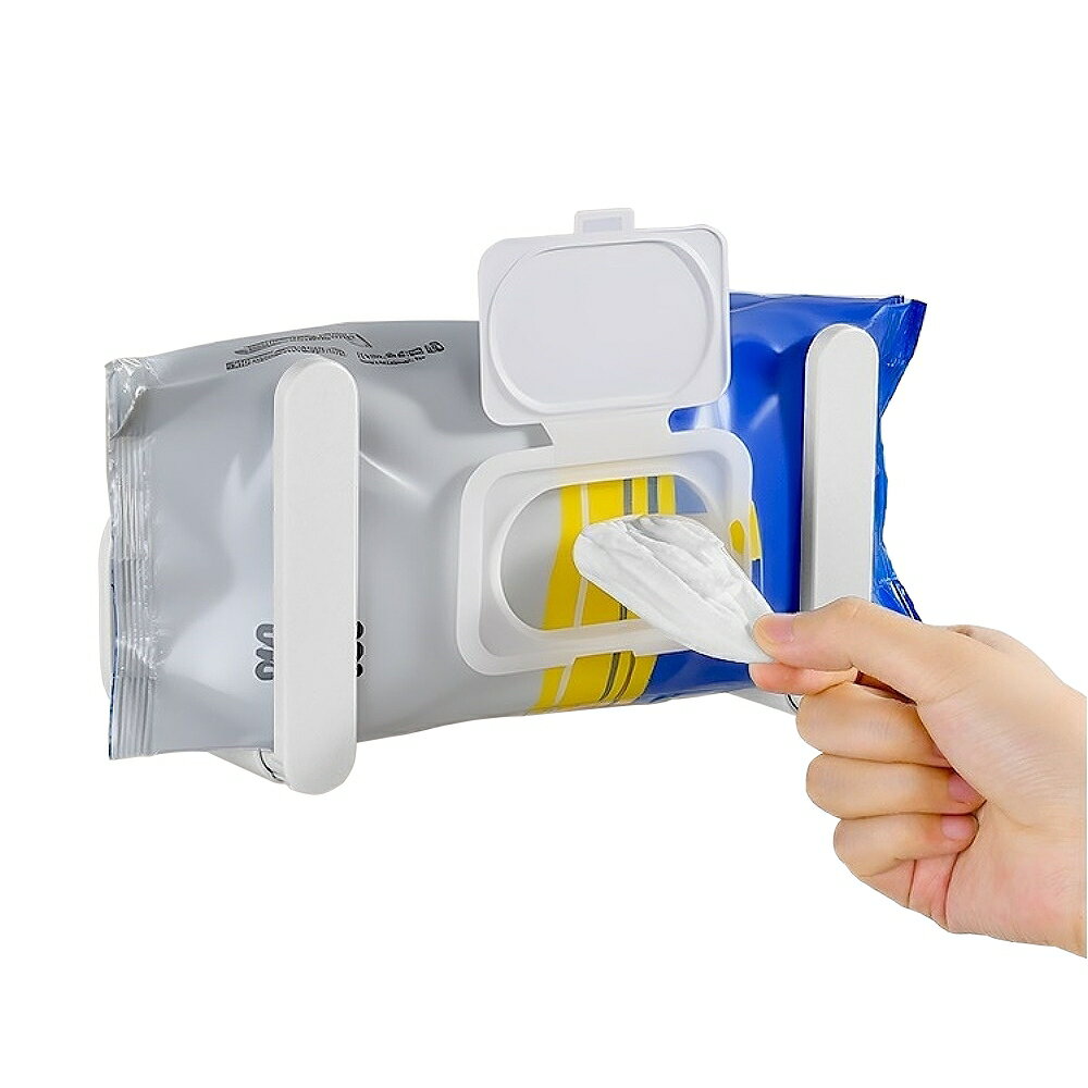 日本SP SAUCE深度可伸縮左右無間距磁吸式紙巾架1組2個裝