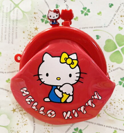【震撼精品百貨】Hello Kitty 凱蒂貓-三麗鷗 Hello Kitty日本SANRIO三麗鷗零錢包-紀念紅*12594 震撼日式精品百貨