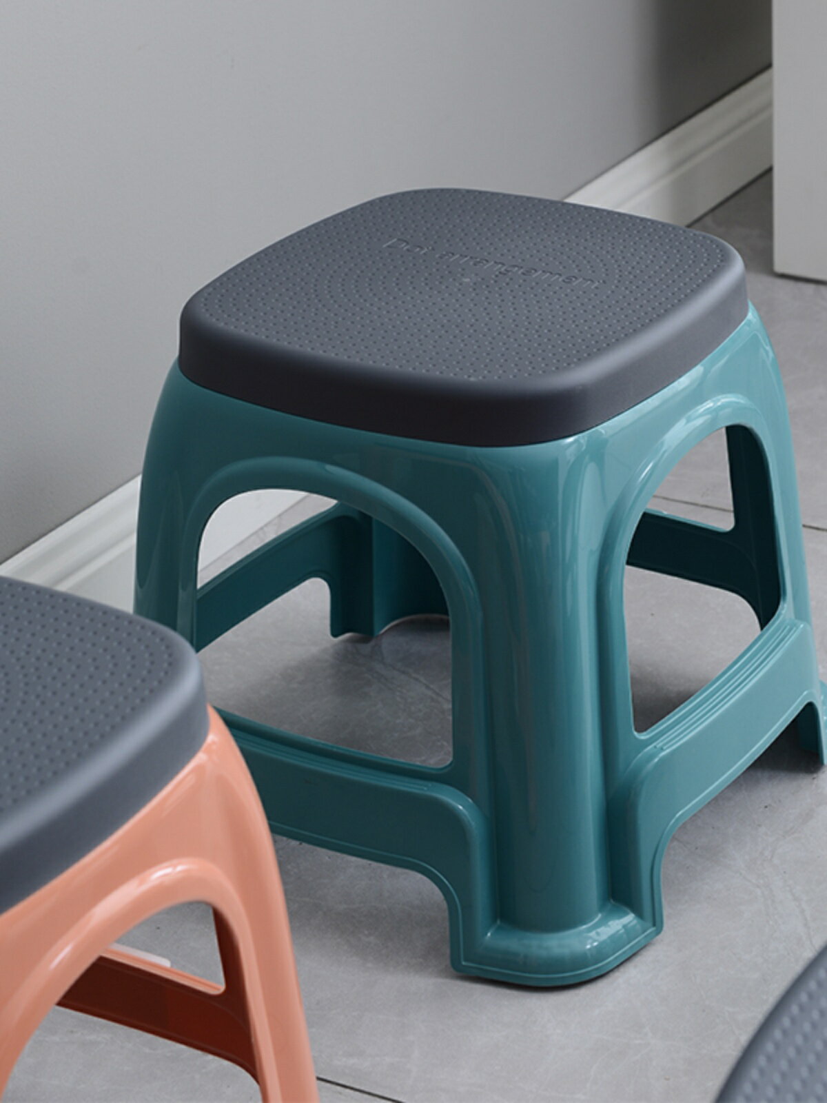 【滿299出貨】加厚小凳子塑料椅子換鞋凳家用小板凳簡約矮凳沙發穿鞋凳成人方凳