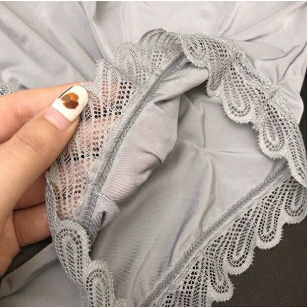 ✨台灣現貨📦  女士冰絲內褲 蕾絲 性感 透明 無痕 中腰 透氣 抗菌 純棉 少女 三角褲 #丹丹悅生活 3