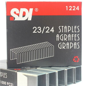SDI 手牌 23/24 重力型釘書針 1224 /一小盒1000PCS入(定140) 訂書針-順