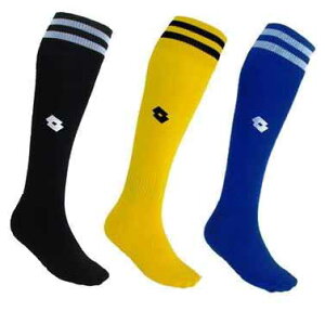 LOTTO 義大利品牌 兒童 專業足球襪 (21~24cm) 黑/黃/藍【陽光樂活】