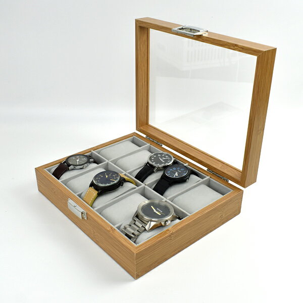 手錶收納盒 溫暖木質錶盒(10支裝)【NAWA62】