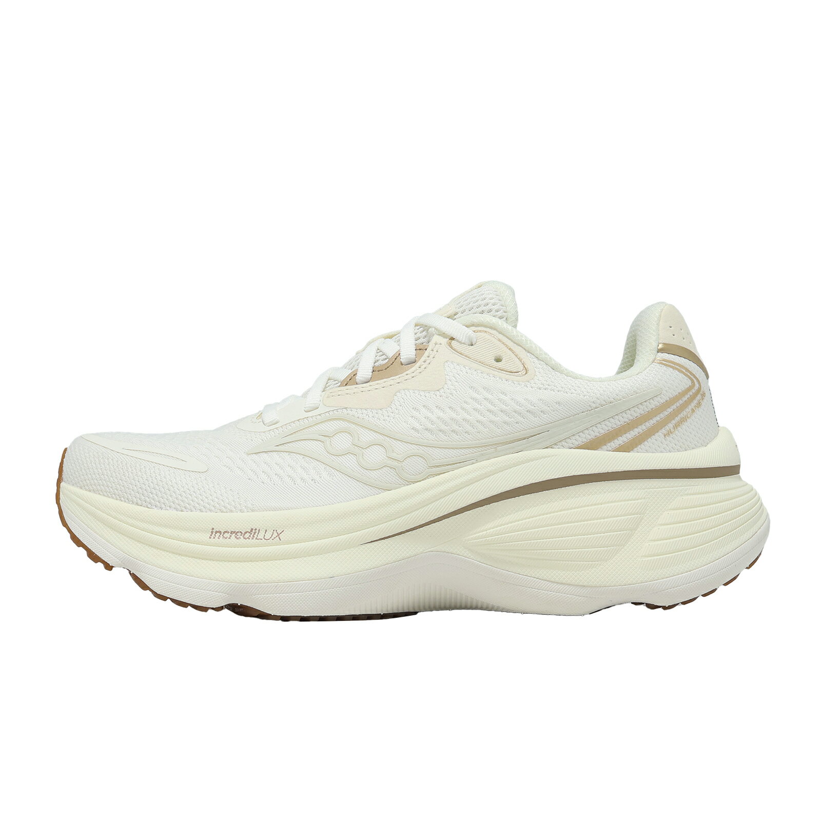 Saucony 索康尼 慢跑鞋 Hurricane 26 女鞋 男鞋 米白 回彈 支撐 運動鞋 S1011061007