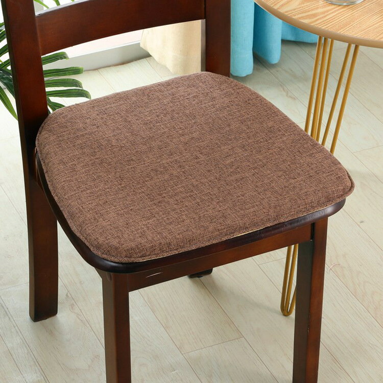 溫莎椅坐墊餐椅墊海綿辦公室家用實木椅子墊可拆洗北歐馬蹄形防滑