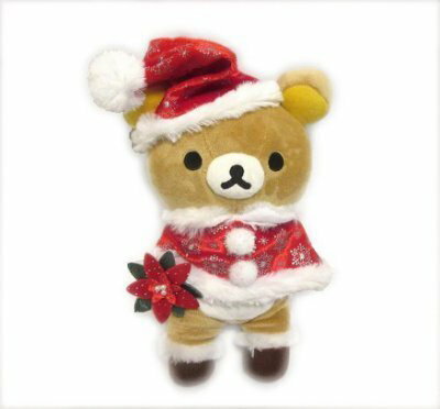 真愛日本 15111200050 聖誕節專賣限定娃-懶熊 SAN-X 懶熊 奶妹 奶熊 娃娃 絨毛娃