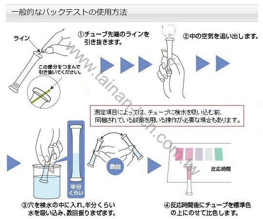 日本共立KYORITSU-水質離子測試包WAK- COD(H) 0~250mg/L 50回 1