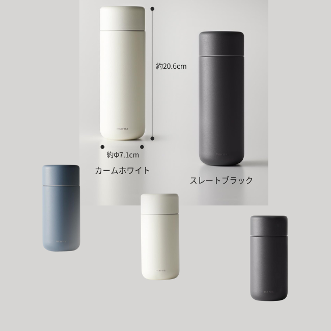 日本 Marna Everywhere 保溫瓶500ml 350ml  Marna 保溫 保冷 水壺 水瓶 簡約 質感 隨身瓶 方便攜帶【小福部屋】 1