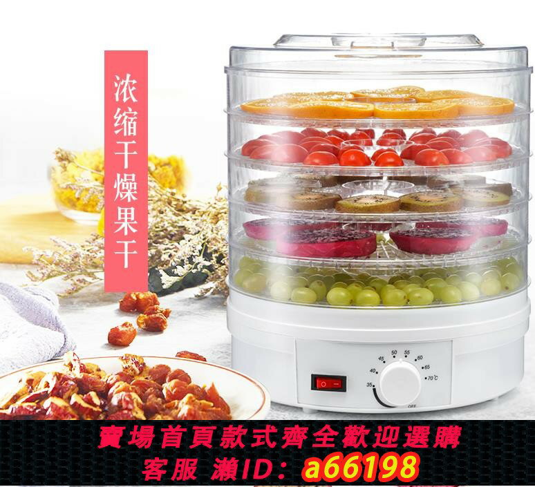 【臺灣公司 可開發票】110V乾果機水果烘乾機家用食品風幹機小型零食食物蔬菜果乾機