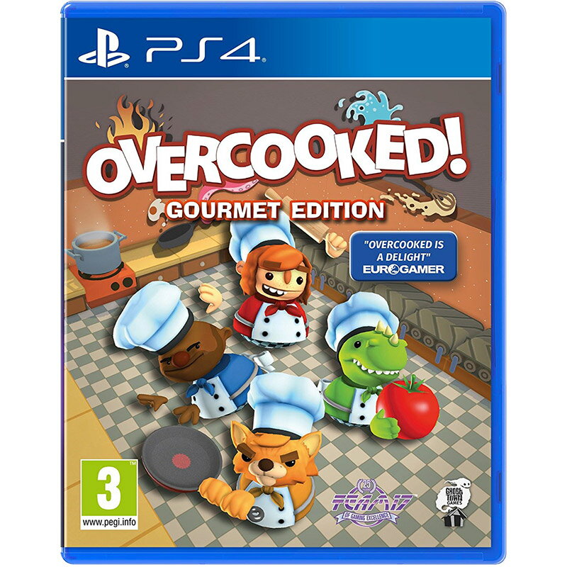 PS4 煮過頭 一代 美食家版 -英文亞歐版- Overcooked Gourmet 煮爛了 地獄廚房 煮糊了