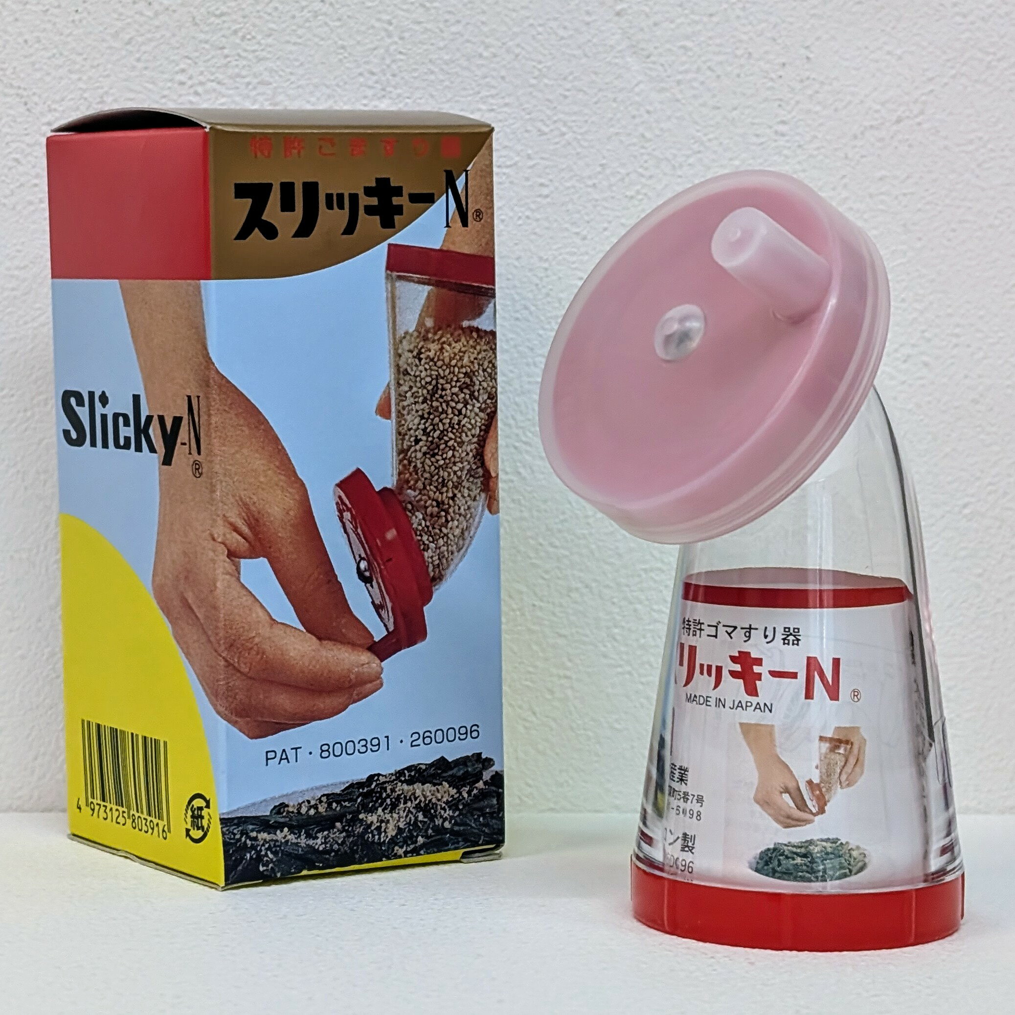 [4東京直購] 一風堂拉麵專用 芝麻研磨器 研磨罐 研磨瓶 芝麻粒 芝麻粉 調味罐 角大產業(附防塵蓋)_GG1