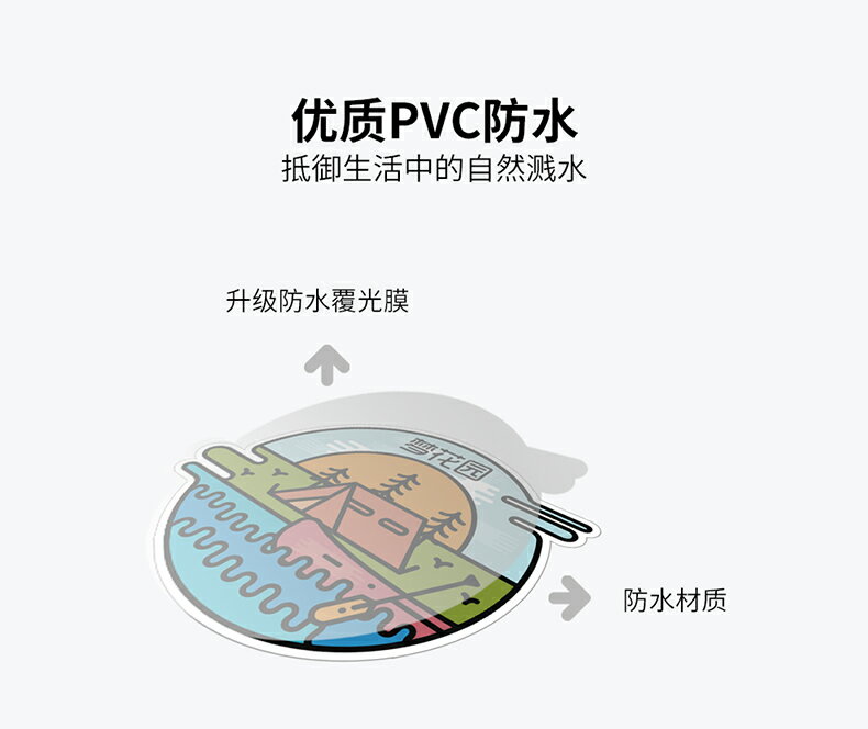Fantasy Garden夢花園戶外精致露營裝備貼紙旅行用品裝飾涂鴉貼畫 9