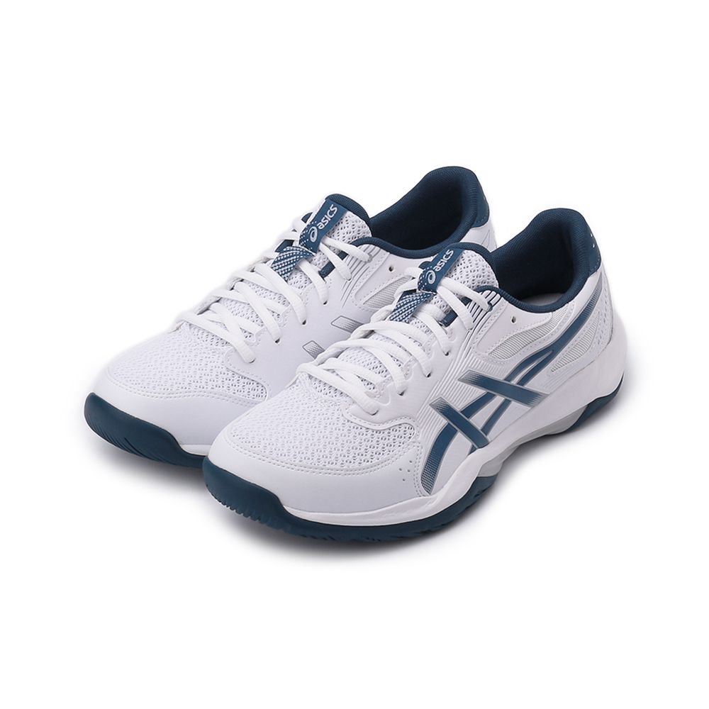 激安★ASICS GEL-ROCKET 12 運動排球鞋 白藍 男