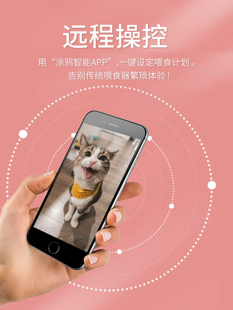 【超多款式咨詢客服】玲瓏貓咪自動喂食器定時定量智能投食器寵物貓糧食盆飲水一體機狗 3