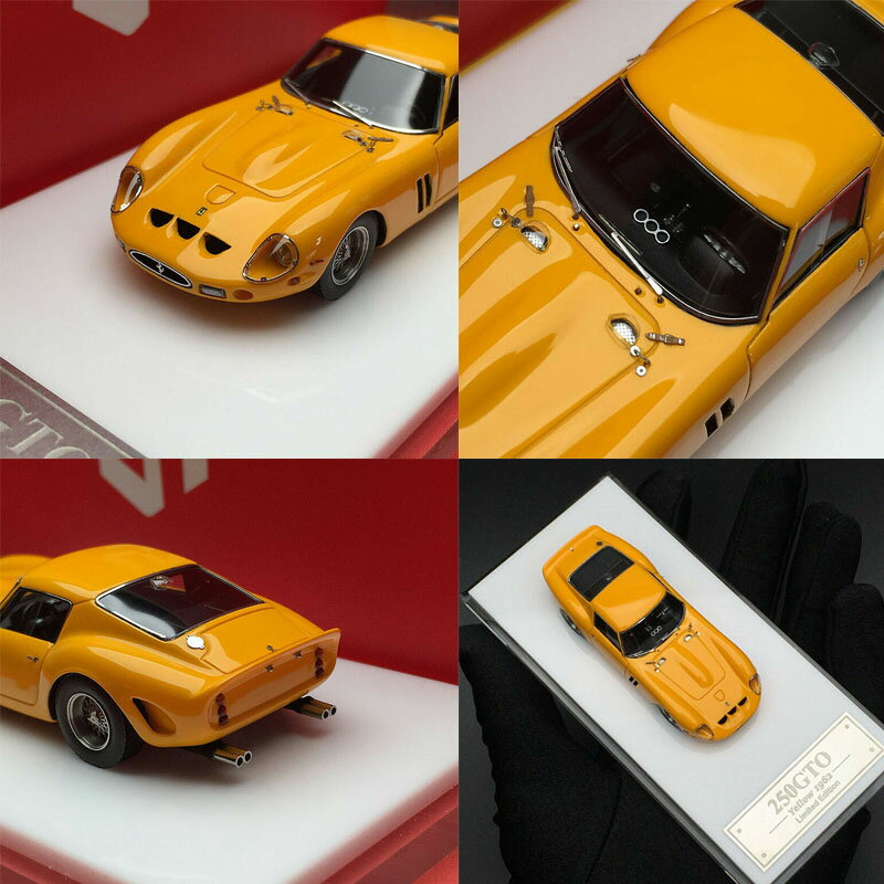 現貨MY64 SCM 1/64 法拉利Ferrari 250 GTO 1962 黃MY6401D | Posma直營