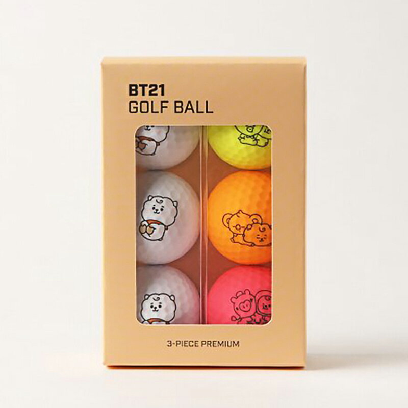 現貨 官方代理【BT21 BABY GOLF】RJ GOLF BALL SET (6 BALLS) 高爾夫球 6顆 韓國原廠【正元精密】