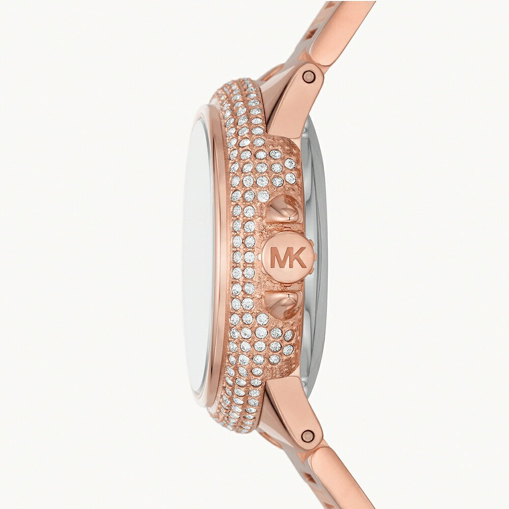 送禮首選★Michael Kors Mini-Camille 時尚小鏤空晶鑽機械女錶-33mm MK9051  附提袋【全館滿額折價★APP下單點數4倍送】線上購買享_實體門市同步服務 1