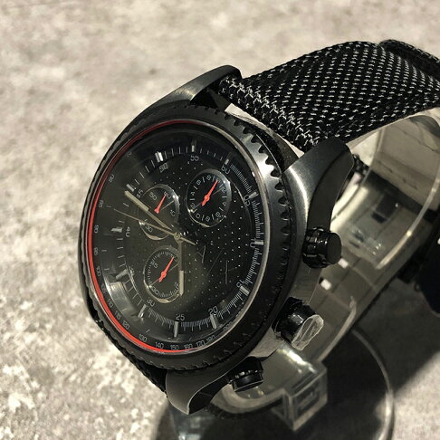 美國百分百【Armani Exchange】AX 手錶 三眼計時 阿曼尼 AX1610 不鏽鋼 尼龍錶帶 黑色 I313 | 美國百分百直營店 ...