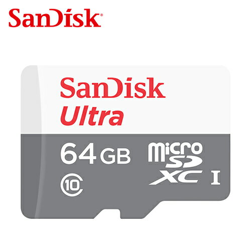 【SanDisk】Ultra microSDXC UHS-I 64GB 記憶卡【三井3C】