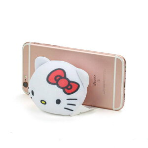 【震撼精品百貨】Hello Kitty 凱蒂貓 HELLO KITTY大臉造型手機吸盤立架玩偶 震撼日式精品百貨