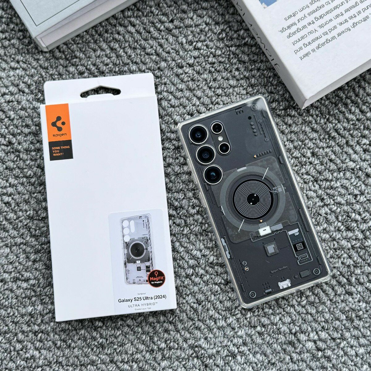 三星Galaxy S25UItra手機殼Magsafe磁吸S26電路圖科技感s23u/s26ultra硬殼透明超薄S24ultra全包超薄防摔