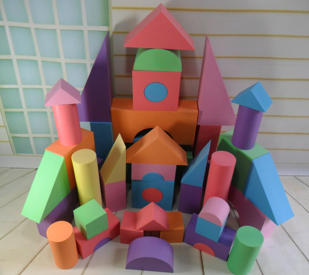 兒童泡沫積木拼裝玩具益智幼兒園eva軟大塊建構3-6歲海綿積木