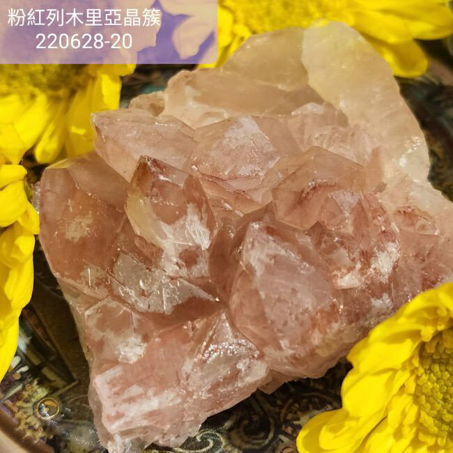 粉紅列木裡亞水晶晶簇220628-20號 Pink Lemuria Crystal Cluster ~列木尼亞/雷姆尼亞