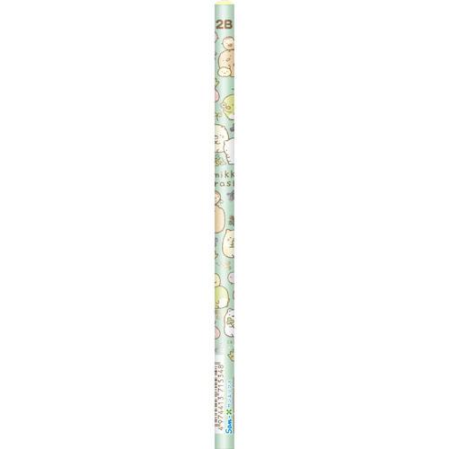 大賀屋 日本製 角落生物 綠 2B 鉛筆 5入 考試用 文具 辦公 學生 國小 SAN-X 正版授權 J00030501