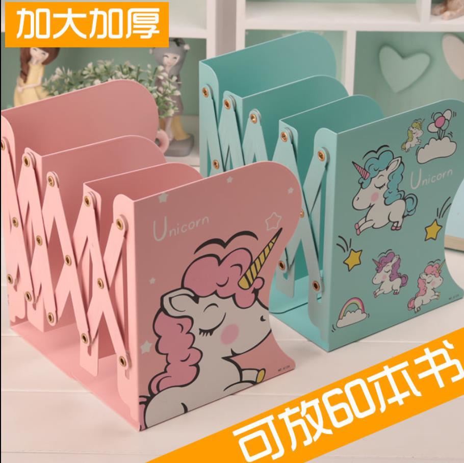 小學生書桌上收納盒兒童書架一體桌面ins小櫃子裝書整理神器書房