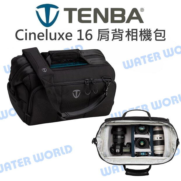 TENBA Cineluxe 16 戲影 肩背包 黑色錄影包 相機包 醫生包 大開口 側背包 公司貨【中壢NOVA-水世界】【APP下單4%點數回饋】