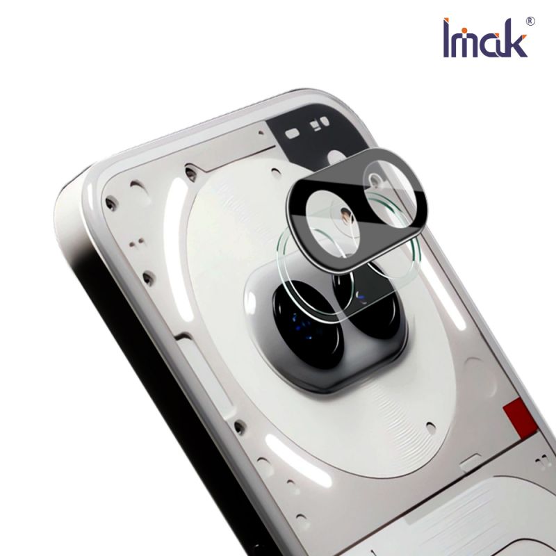 鏡頭貼 Imak 艾美克 Nothing Phone 2a 鏡頭玻璃貼(一體式)(曜黑版) 奈米吸附 鏡頭貼 鏡頭保護貼 鏡頭膜【愛瘋潮】【APP下單最高22%回饋】