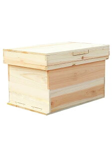 養蜂箱 蜂箱 蜂巢箱 廣式蜂箱全套35/42/45/46/49養蜂中蜂誘蜂桶標準方形七框小蜜蜂箱『YS1597』