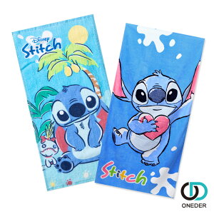 【ONEDER旺達】Disney 史迪奇童巾 LH-DB003、LH-DB004