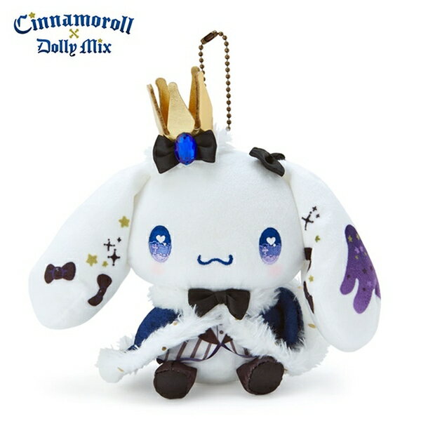【震撼精品百貨】大耳狗 Cinnamoroll~日本Sanrio三麗鷗 大耳狗x Dolly Mix 絨毛玩偶吊飾 (哥德風)*17344