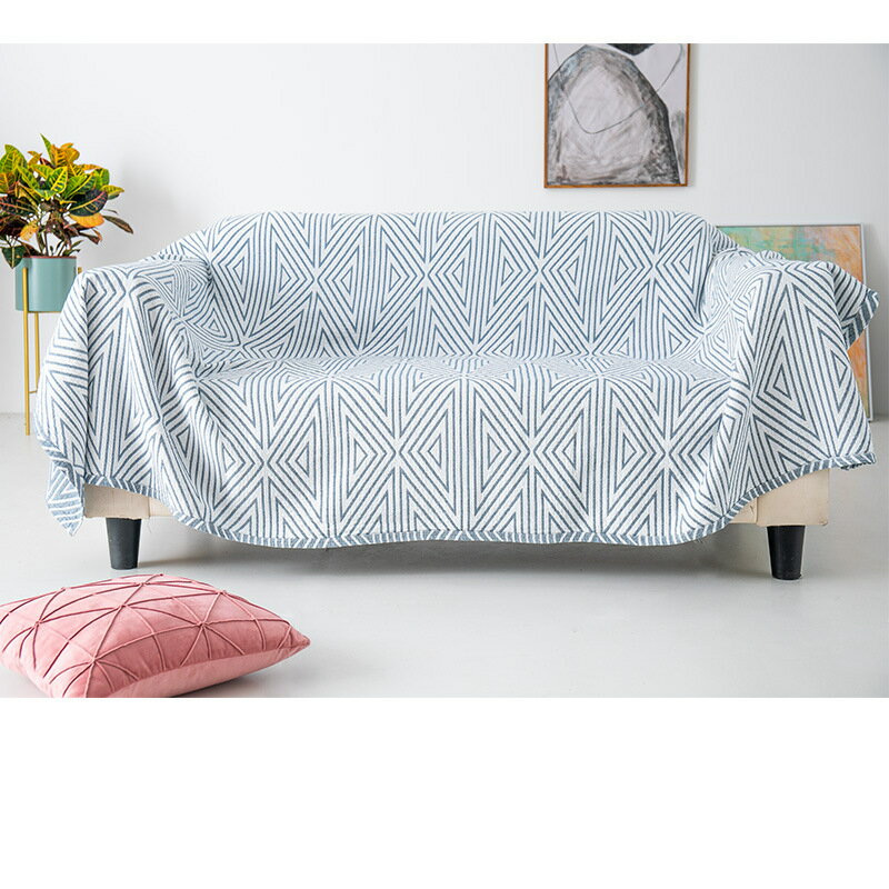 高品質純棉紗布毯全棉線毯北歐簡約沙發巾毯子蓋布沙發罩床單蓋毯