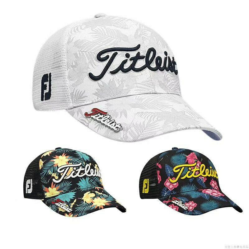 高爾夫球帽帶馬克 有頂遮陽帽子 環保印花休閑帽 golf hat